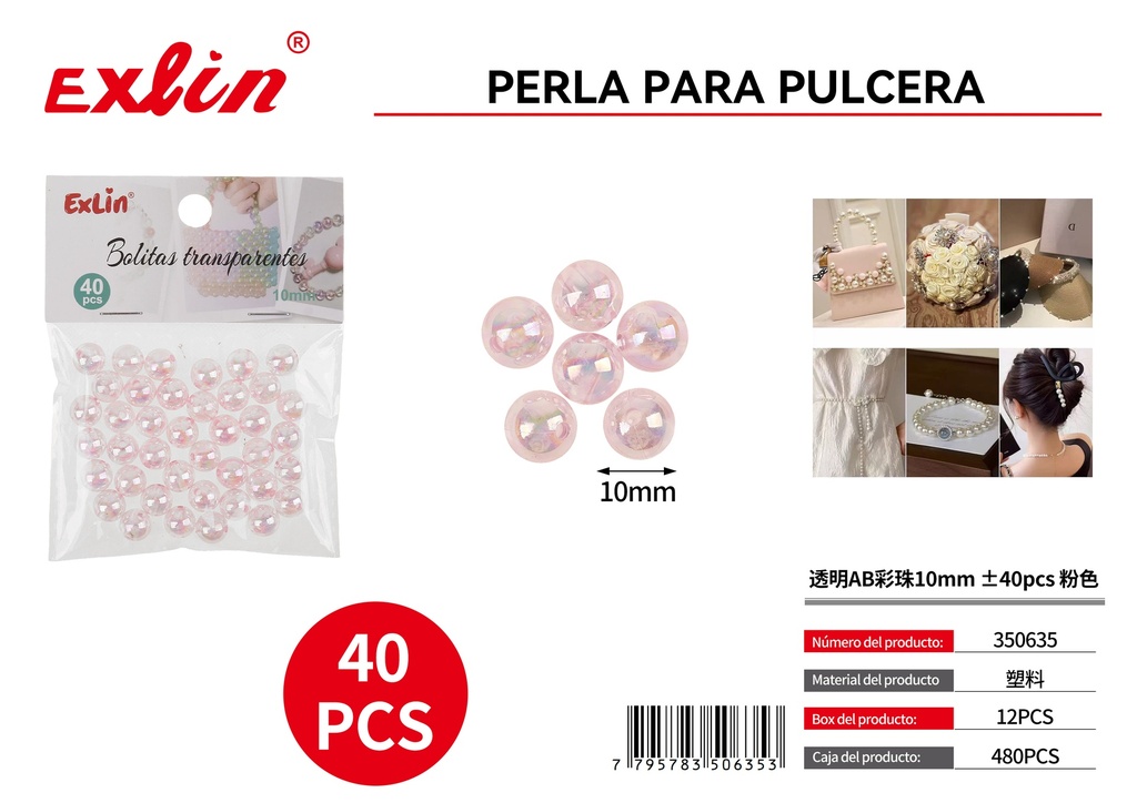 Perla para pulcera