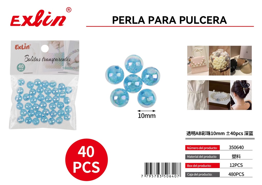 [350640] Perla para pulcera
