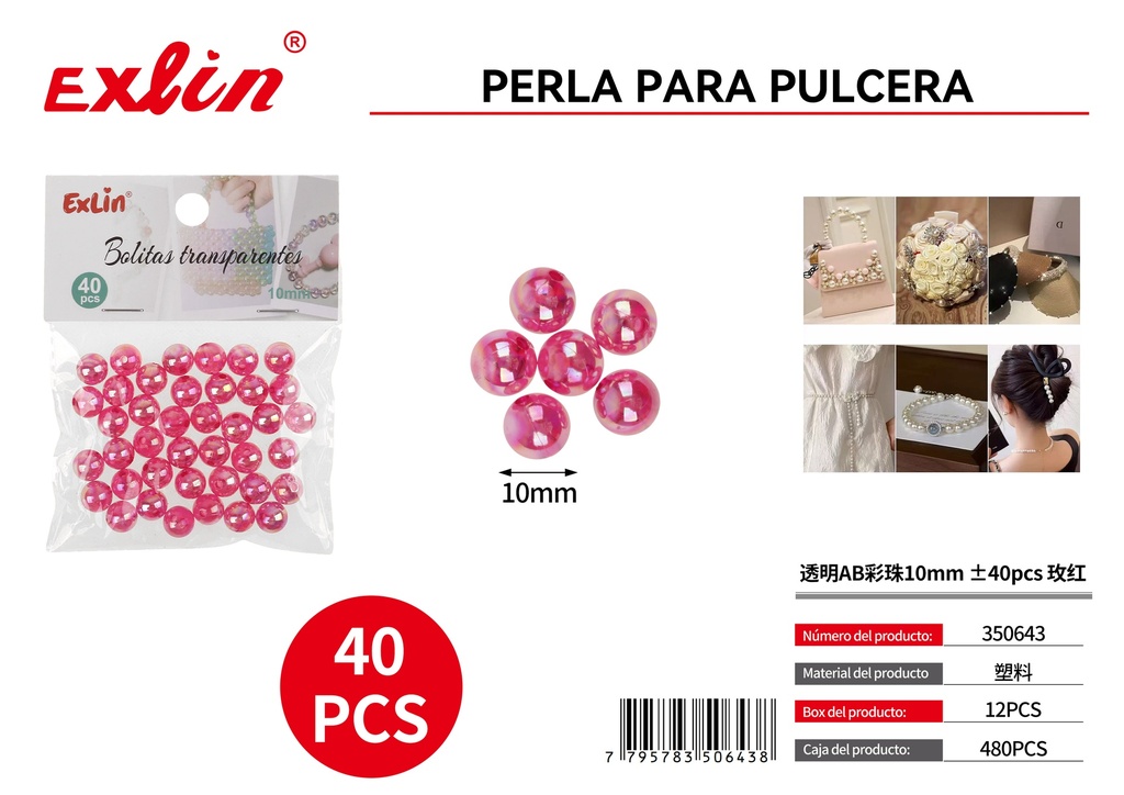 [350643] Perla para pulcera
