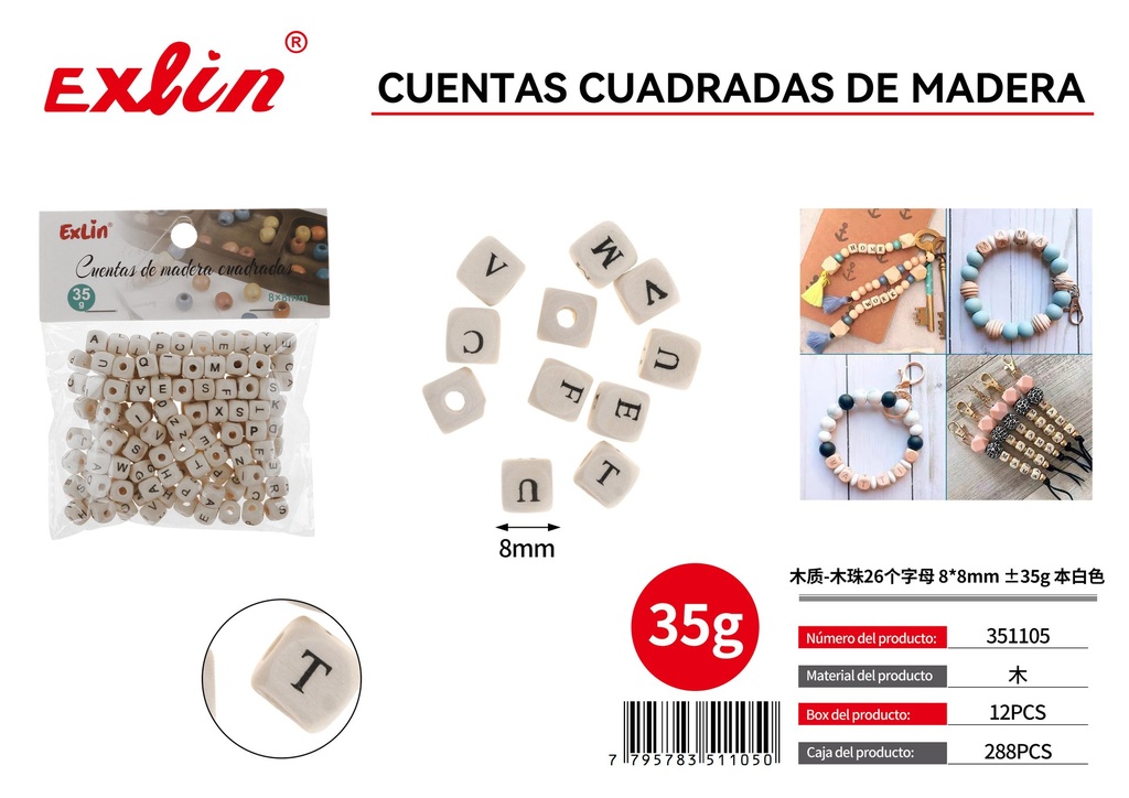 CUENTAS DE MADERA