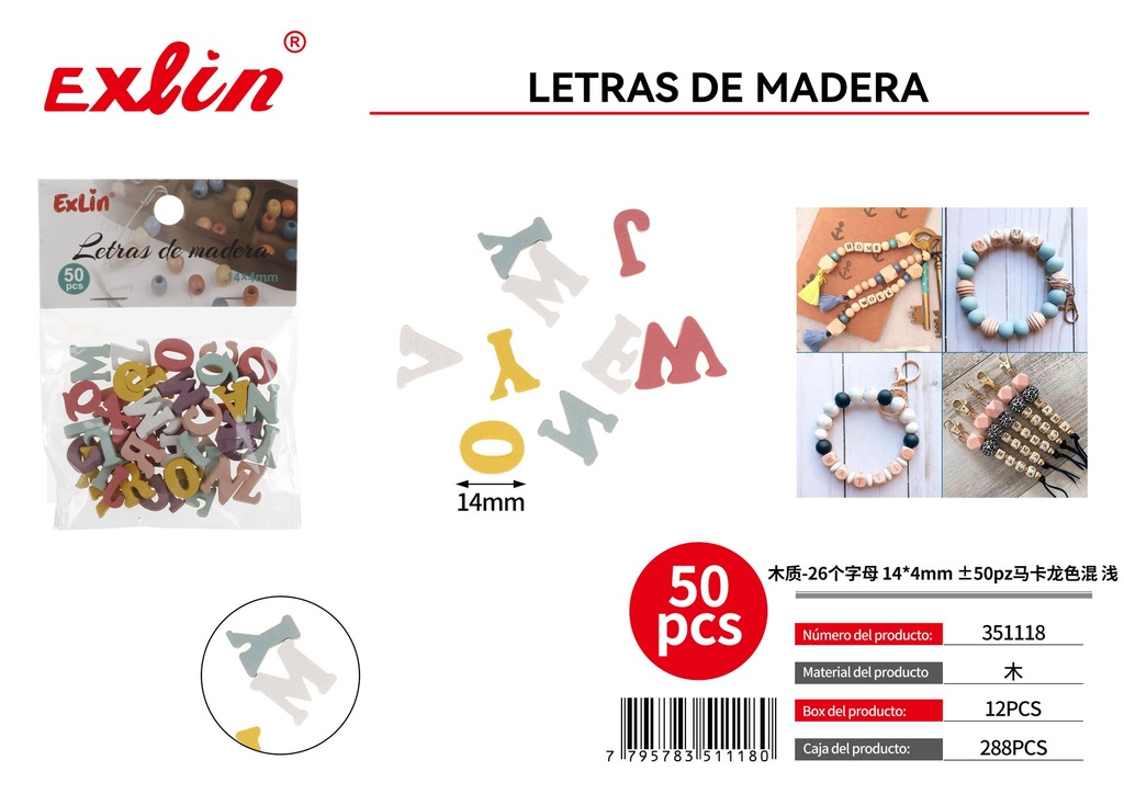 LETRAS DE MADERA