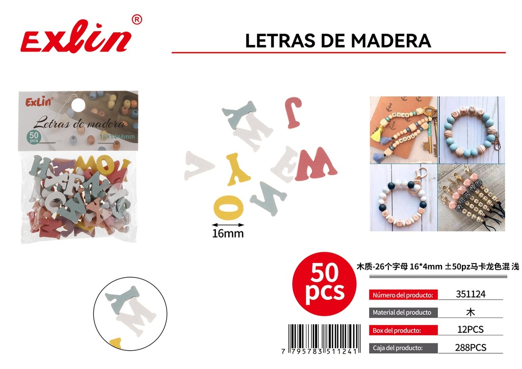 LETRAS DE MADERA