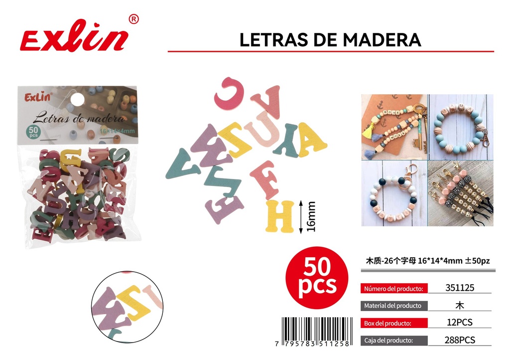 LETRAS DE MADERA