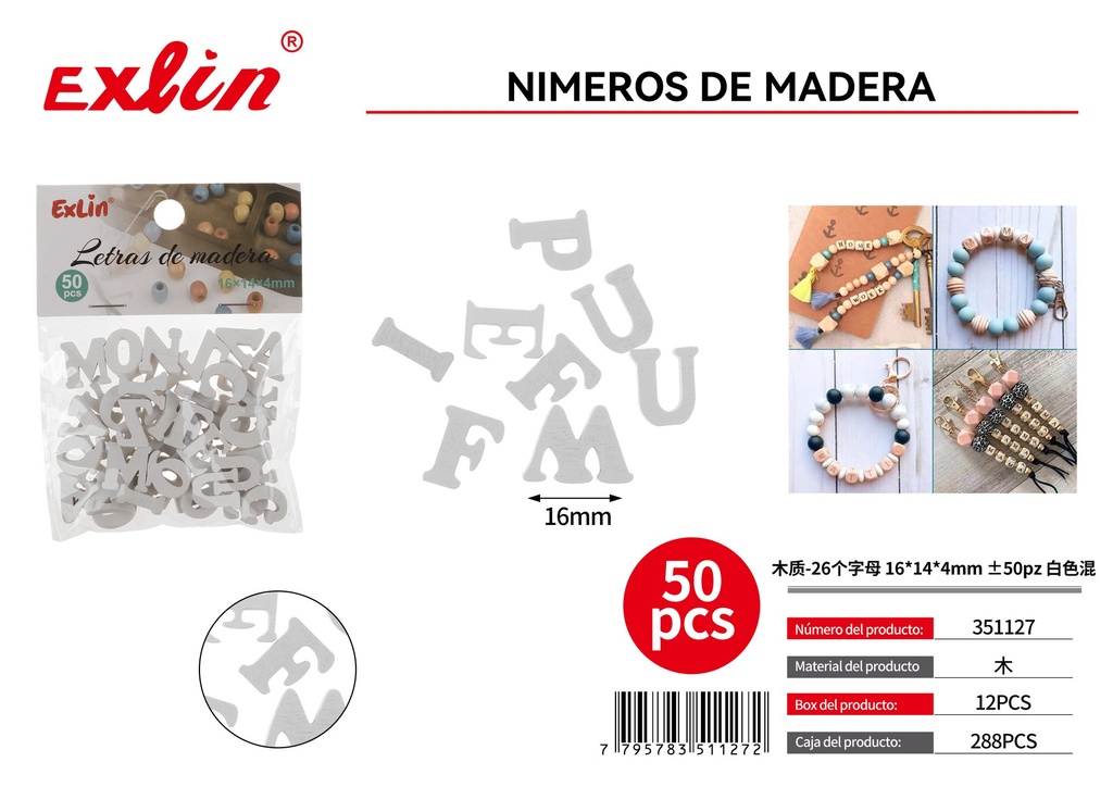 LETRAS DE MADERA