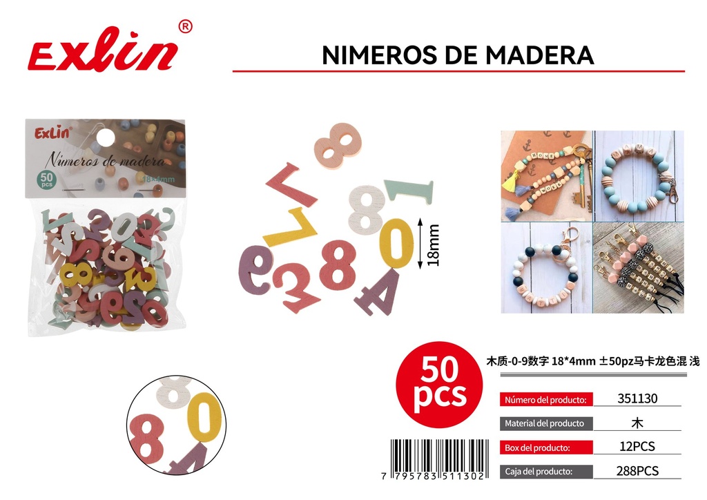 [351130] WOODEN NUMBERS