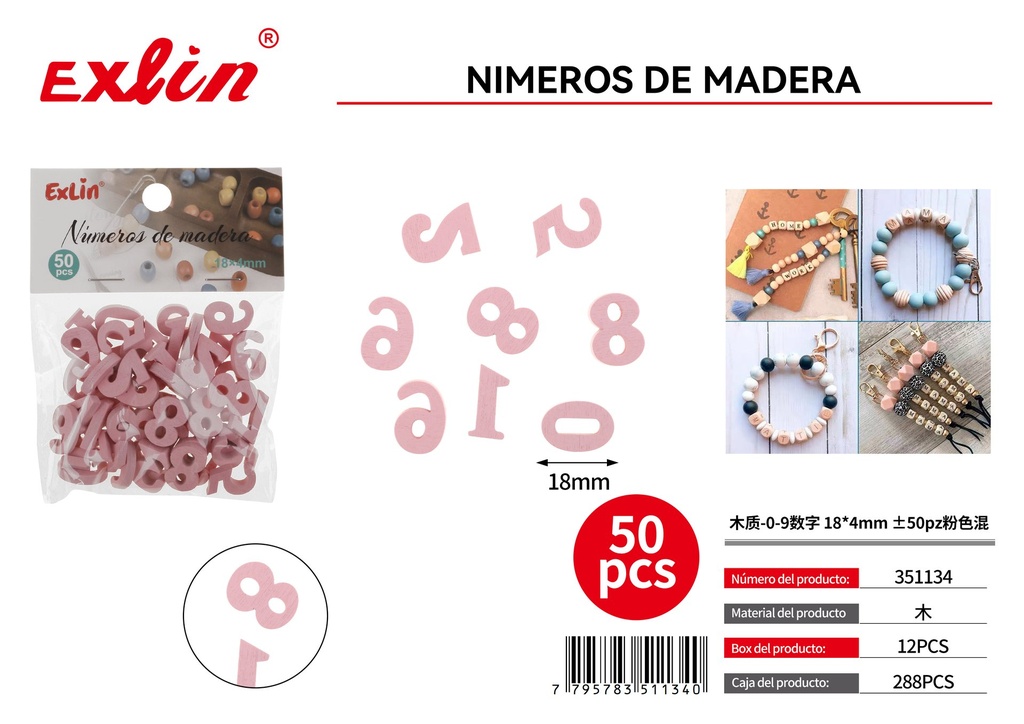 NUMEROS DE MADERA