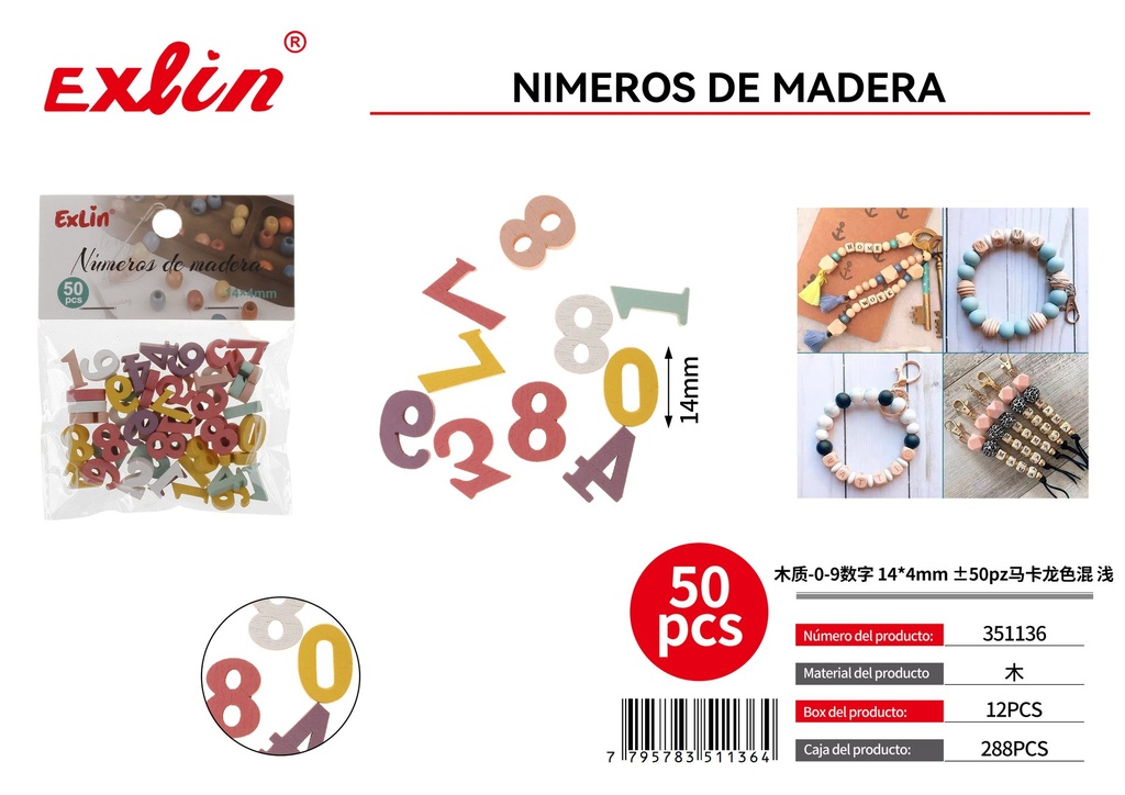 NUMEROS DE MADERA