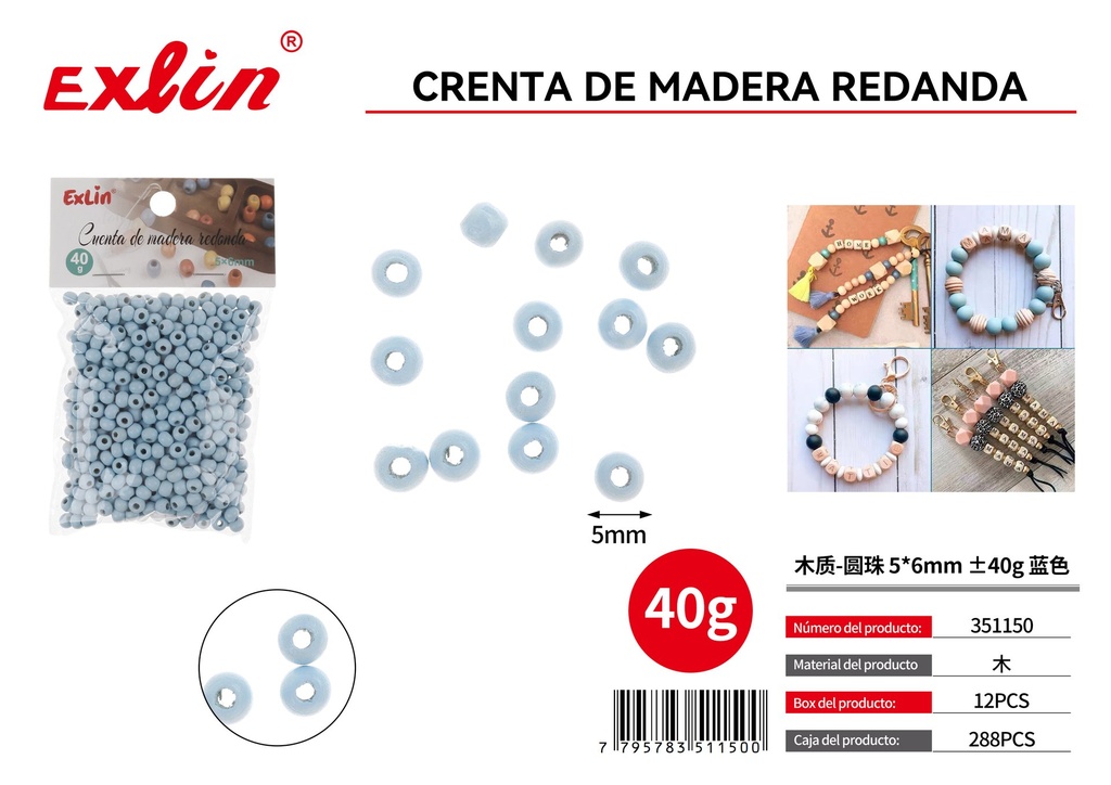 CUENTAS DE MADERA