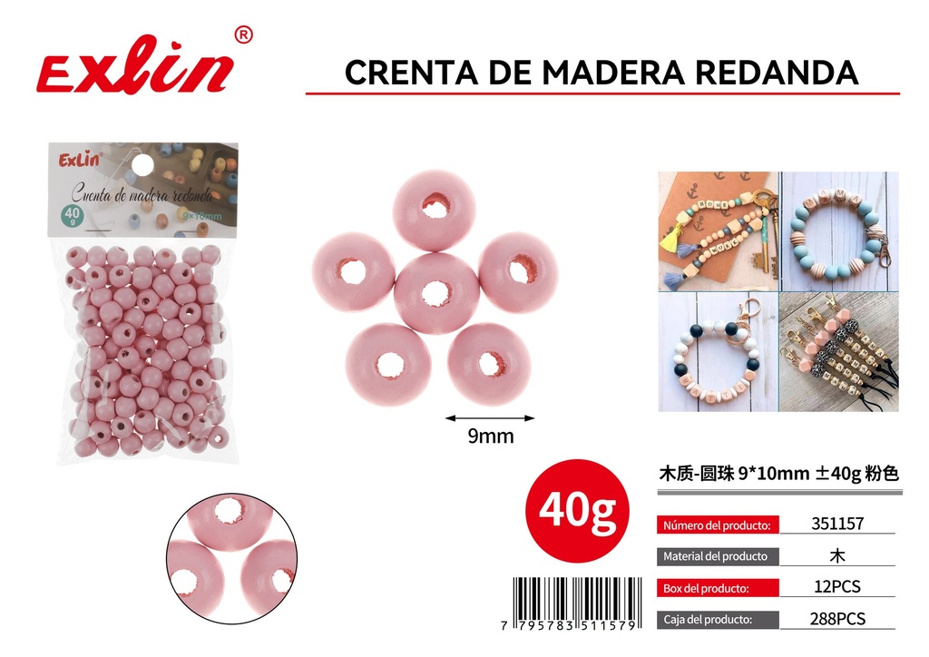 CUENTAS DE MADERA
