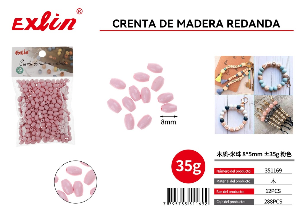 CUENTAS DE MADERA