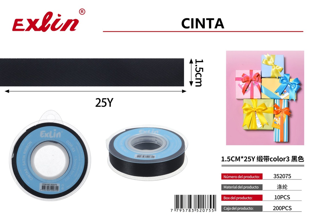 [352075] 1.5CM*25YCanty Gift