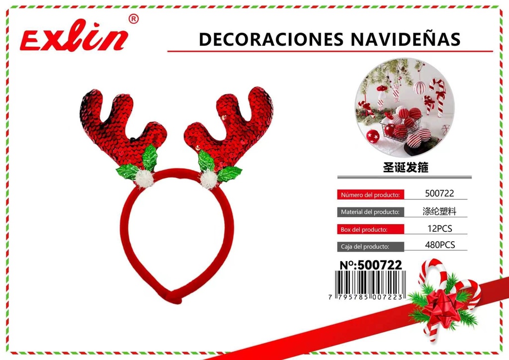 [500722] Christmas headdress