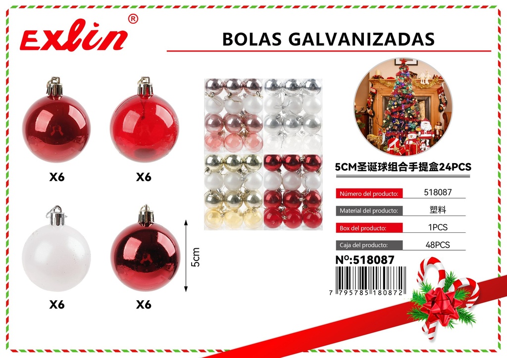 [518087] BOLAS GALVANIZADAS