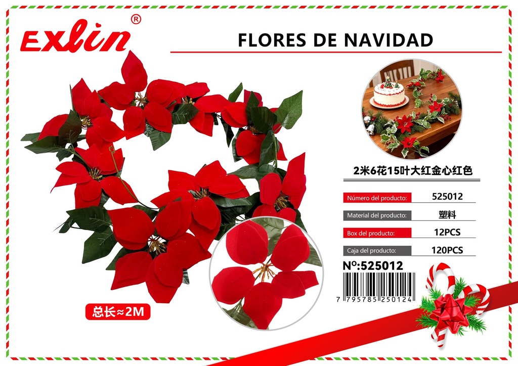 [525012] FLORES DE NAVIDAD