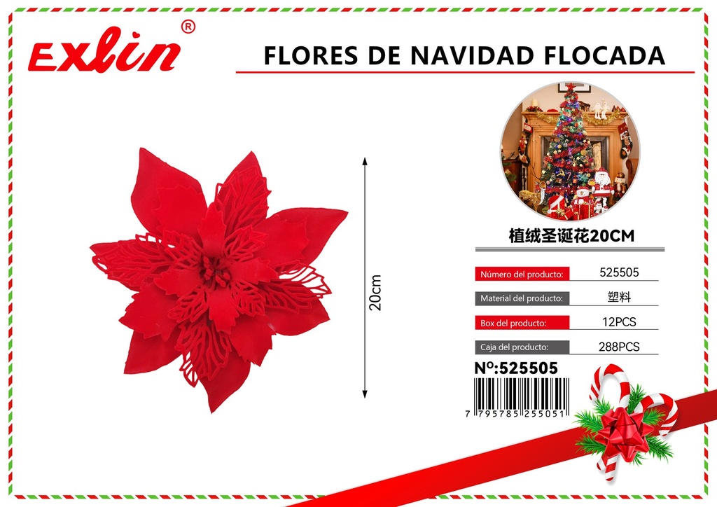 [525505] FLORES DE NAVIDAD flocada