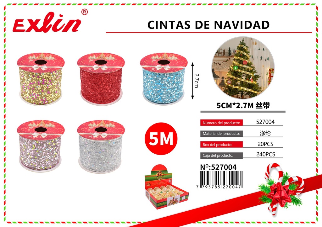 [527004] CINTAS DE NAVIDAD