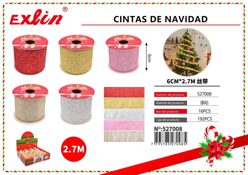 [527008] CINTAS DE NAVIDAD
