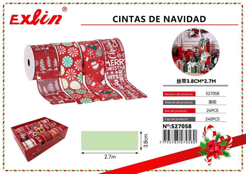 CINTAS DE NAVIDAD