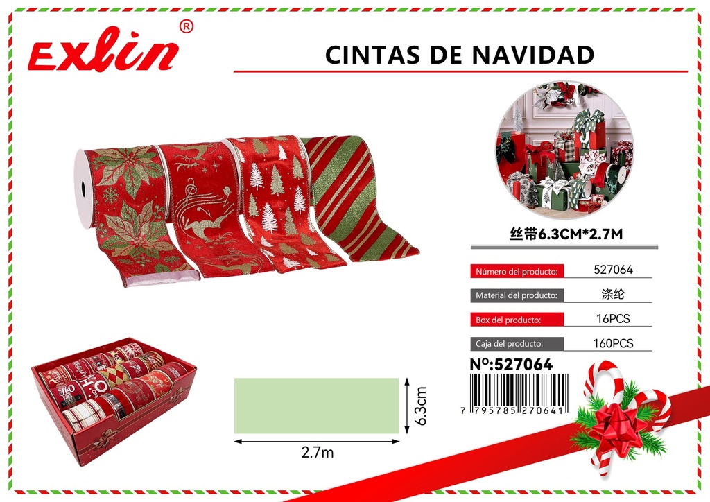 [527064] CINTAS DE NAVIDAD