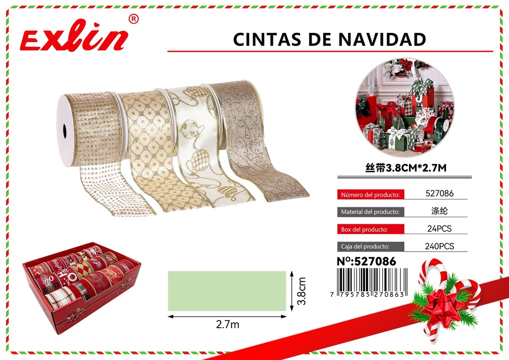 [527086] CHRISTMAS RIBBONS
