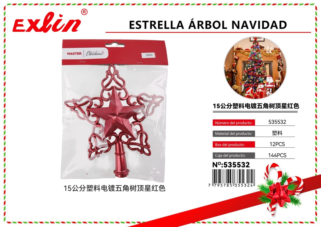 ESTRELLA áRBOL NAVIDAD