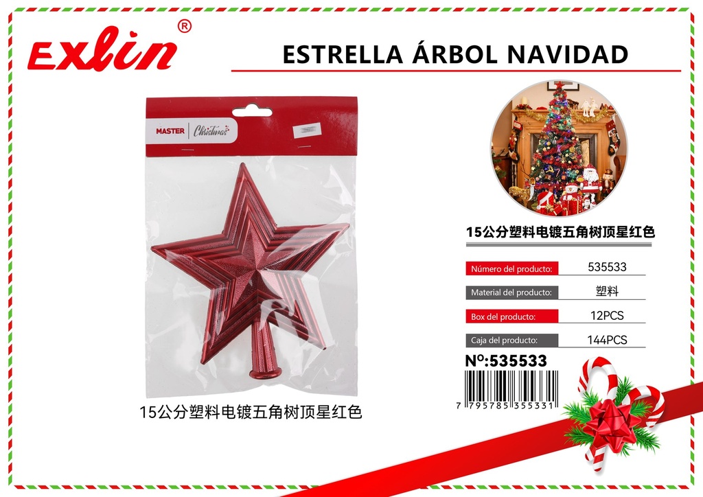 ESTRELLA áRBOL NAVIDAD