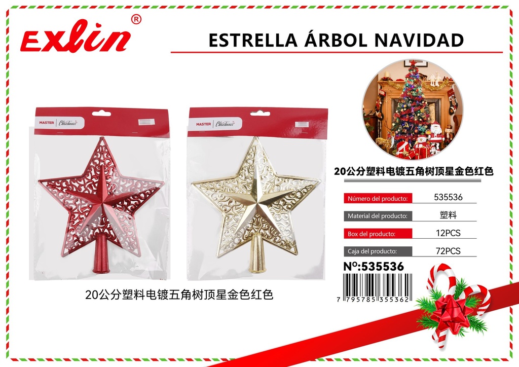 ESTRELLA áRBOL NAVIDAD