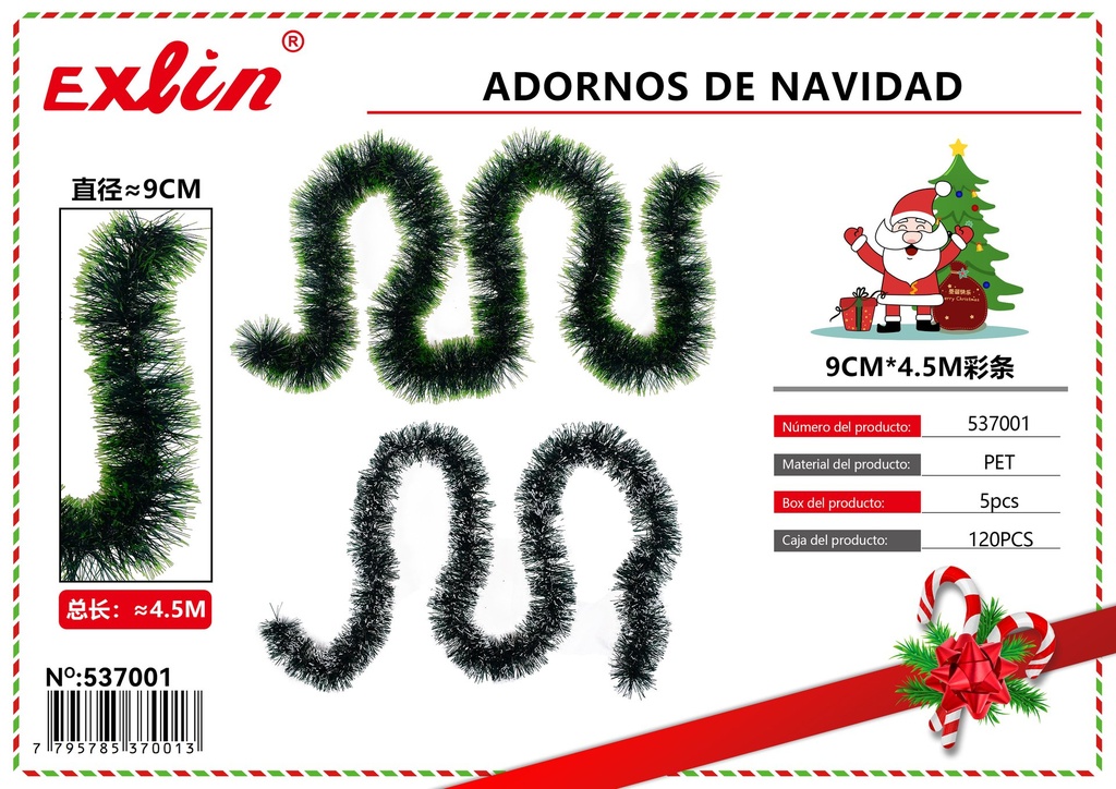 GUIRNALDA PARA ÁRBOL DE NAVIDAD