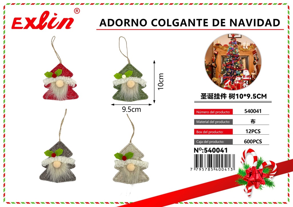 [540041] ADORNO COLGANTE DE NAVIDAD