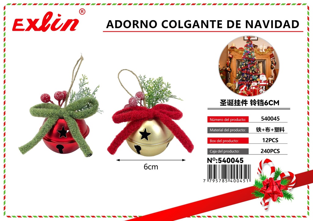 [540045] ADORNO COLGANTE DE NAVIDAD