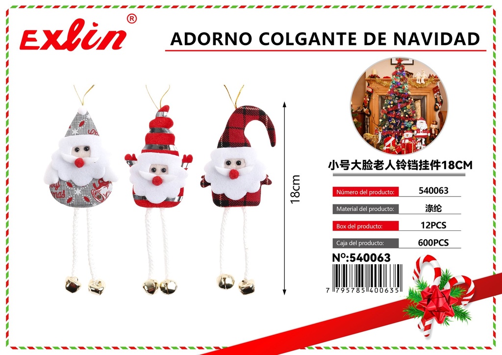 [540063] ADORNO COLGANTE DE NAVIDAD
