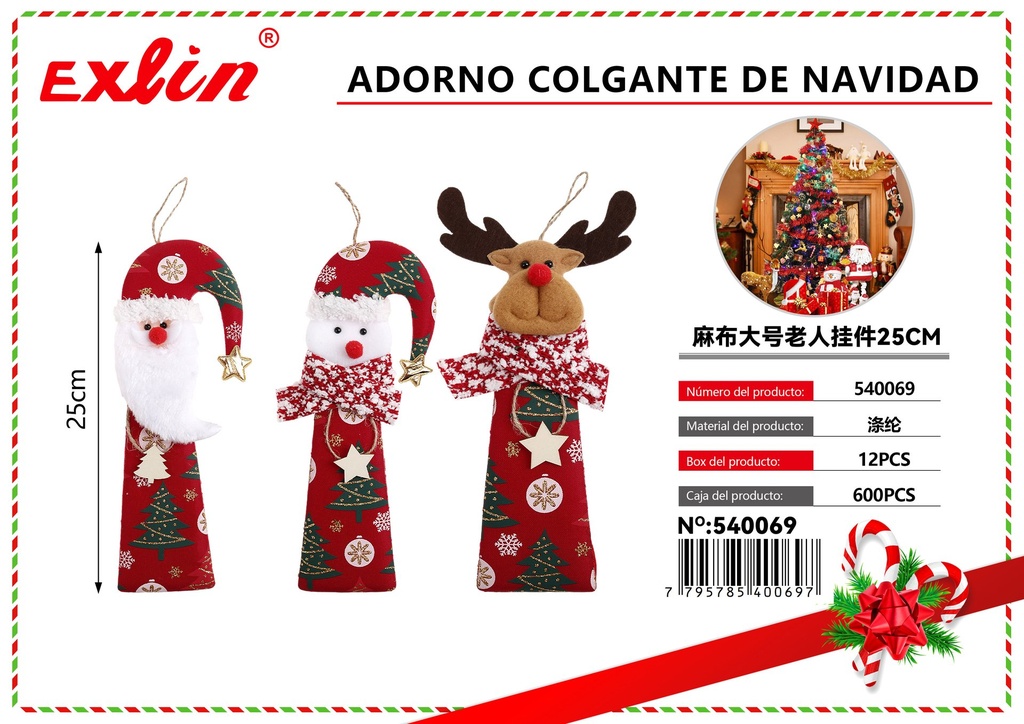 [540069] ADORNO COLGANTE DE NAVIDAD