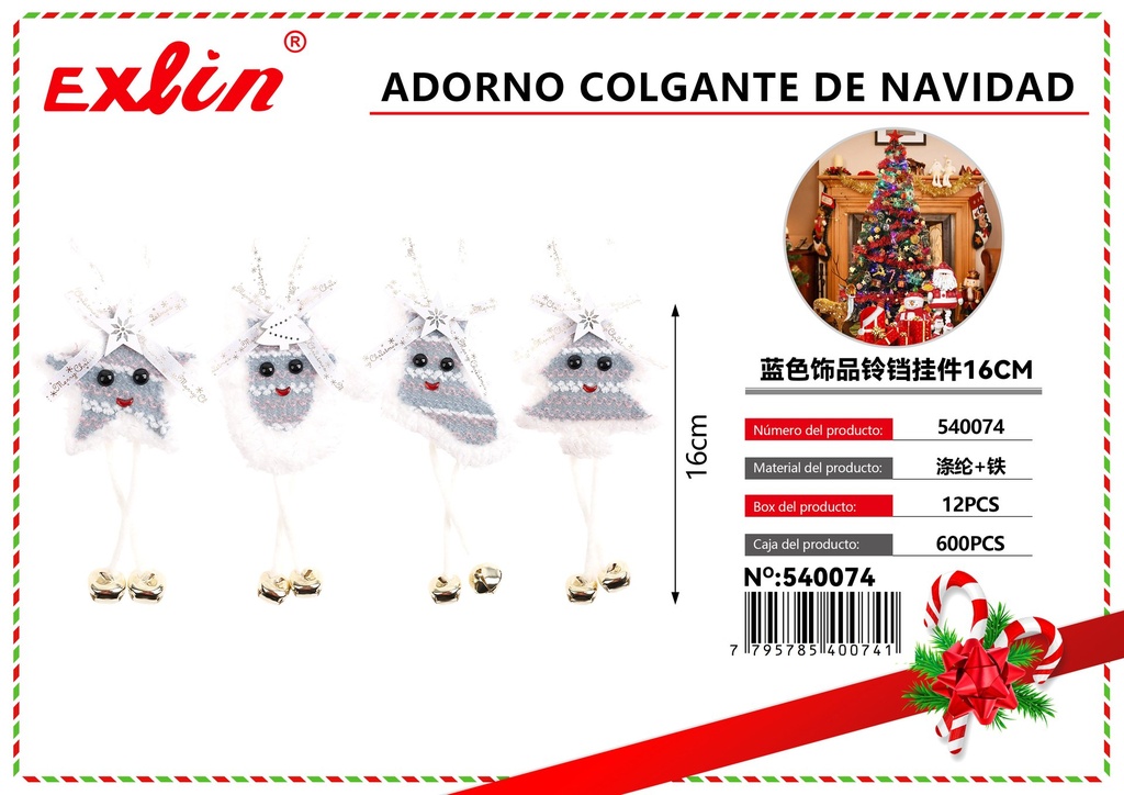 [540074] ADORNO COLGANTE DE NAVIDAD