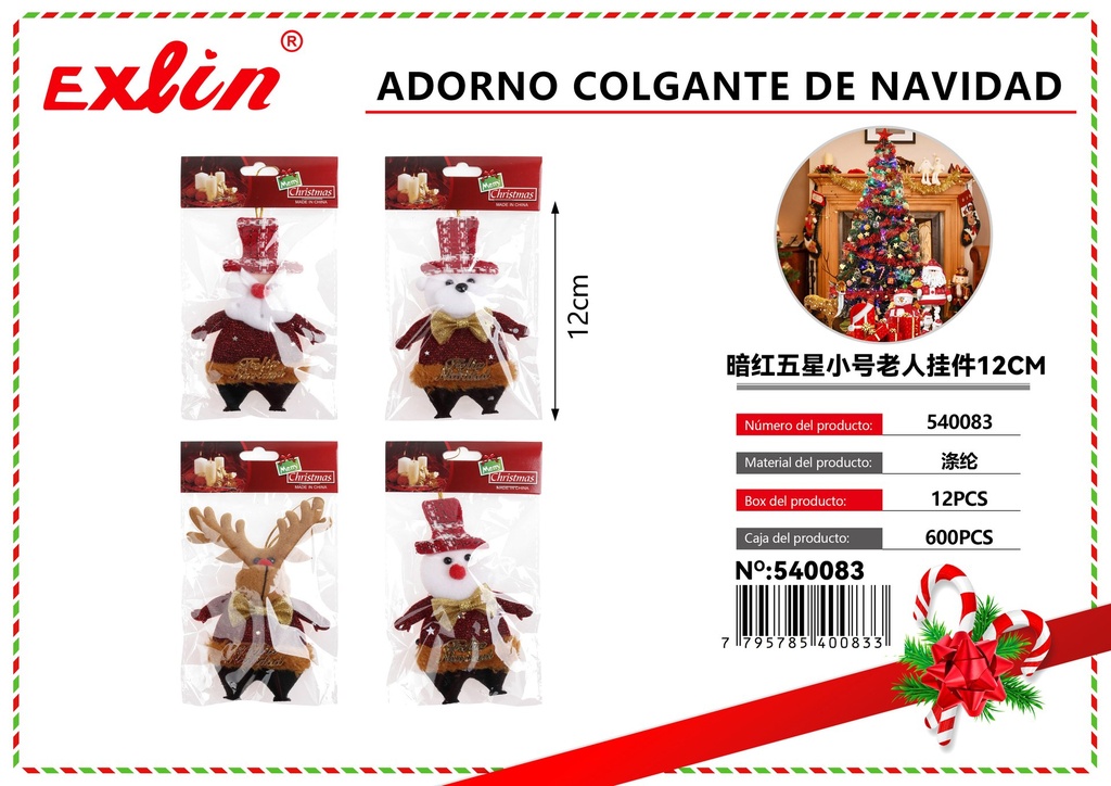 [540083] ADORNO COLGANTE DE NAVIDAD