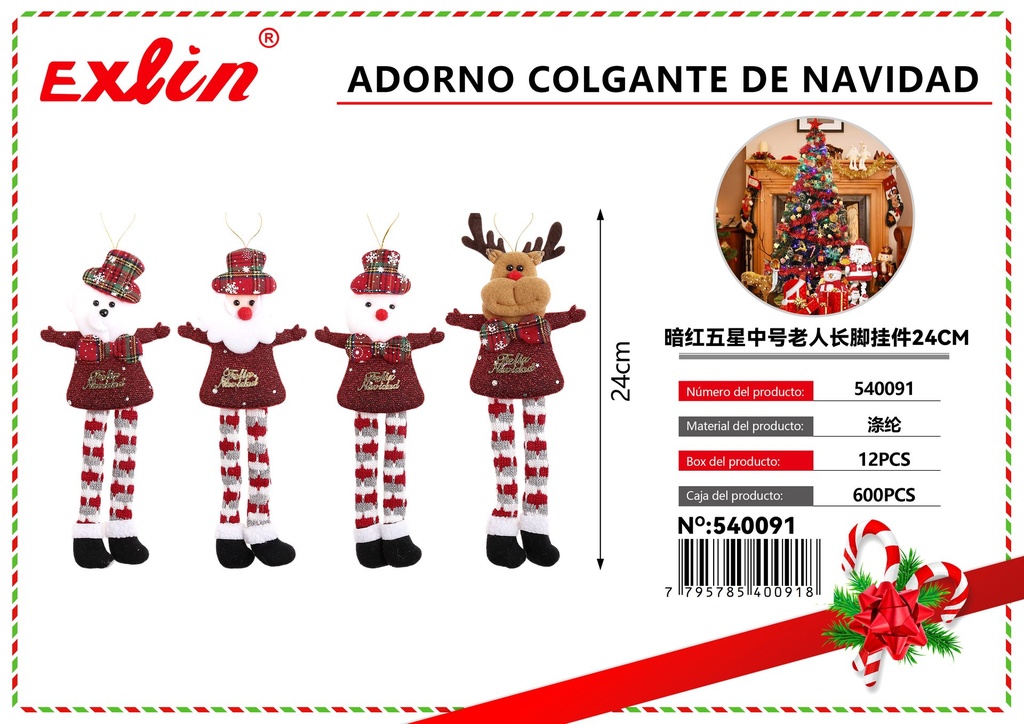 [540091] ADORNO COLGANTE DE NAVIDAD