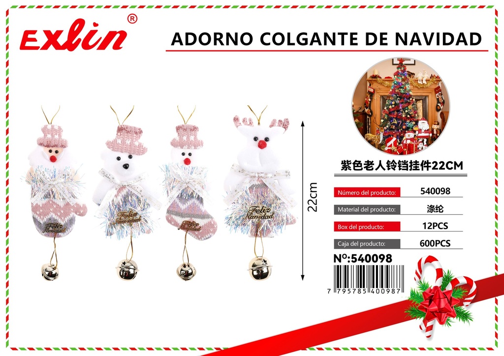 [540098] ADORNO COLGANTE DE NAVIDAD