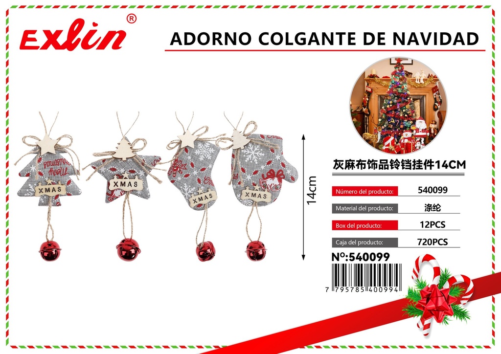 [540099] ADORNO COLGANTE DE NAVIDAD