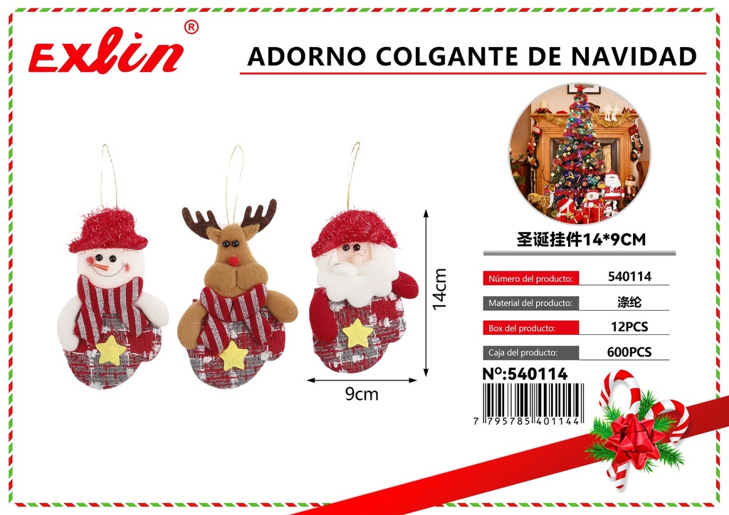 [540114] ADORNO COLGANTE DE NAVIDAD
