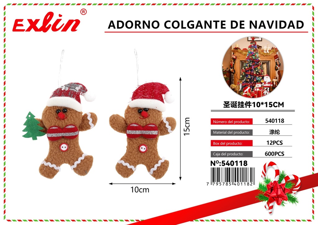 [540118] ADORNO COLGANTE DE NAVIDAD