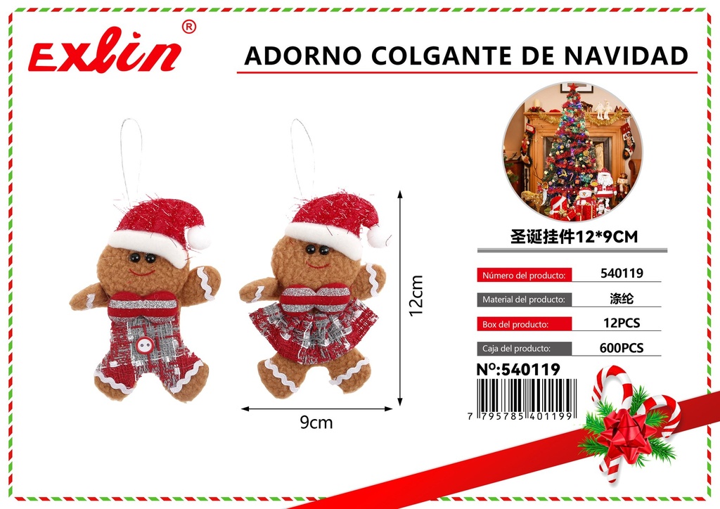 [540119] ADORNO COLGANTE DE NAVIDAD