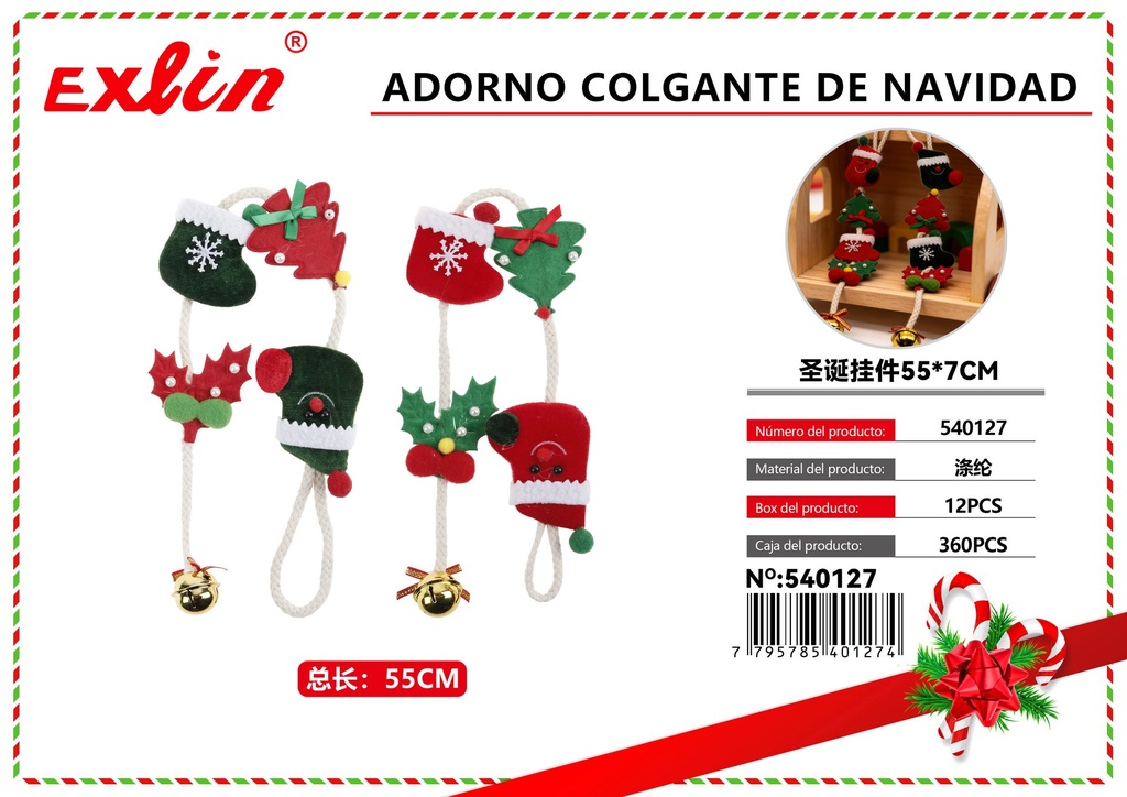 [540127] ADORNO COLGANTE DE NAVIDAD