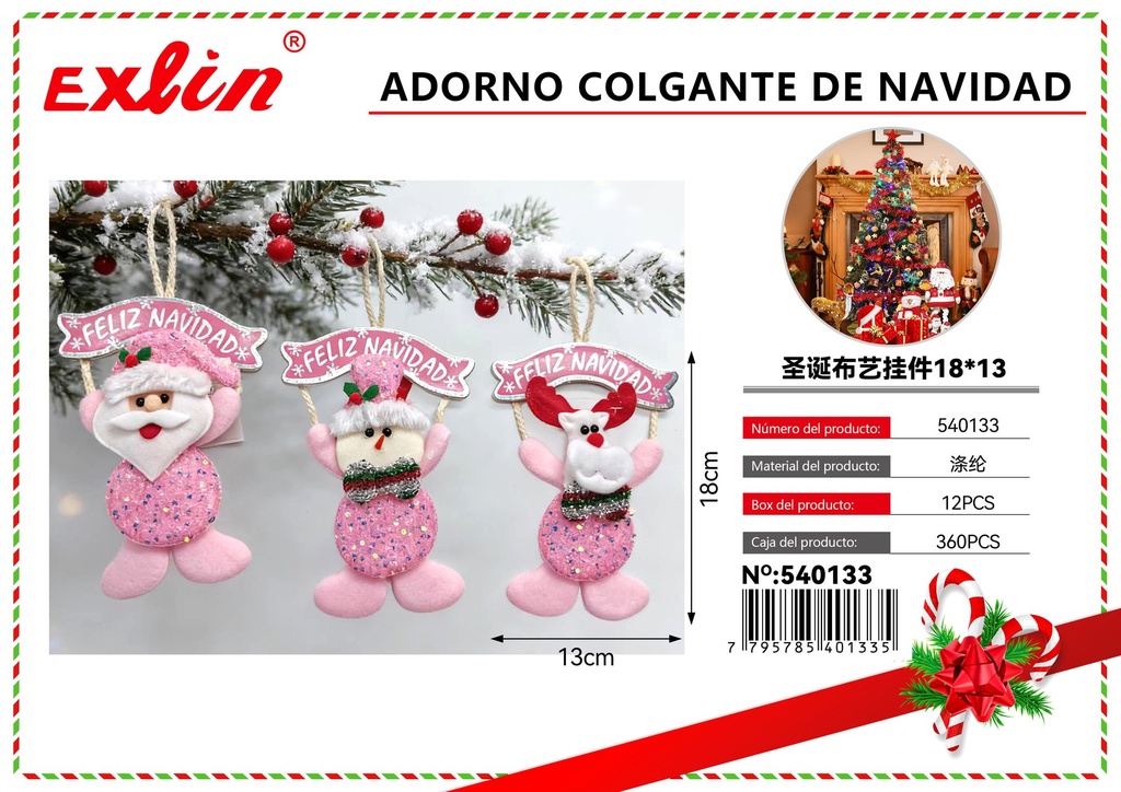 [540133] ADORNO COLGANTE DE NAVIDAD