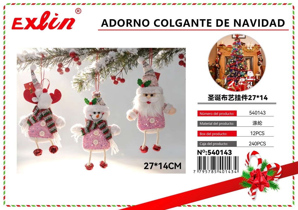 [540143] ADORNO COLGANTE DE NAVIDAD