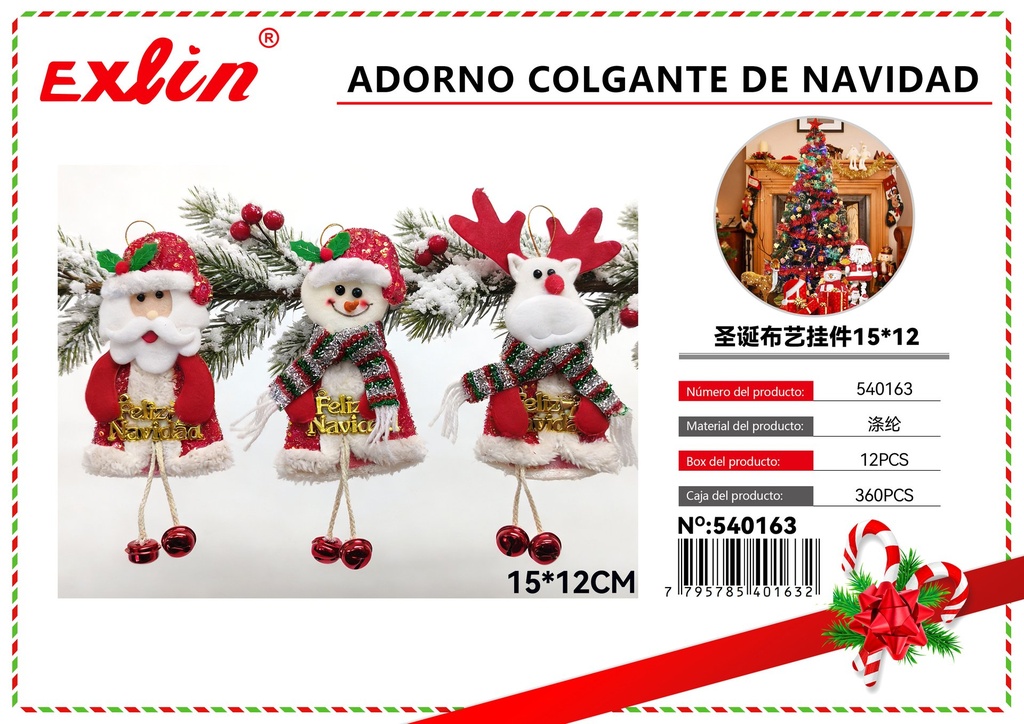 [540163] ADORNO COLGANTE DE NAVIDAD