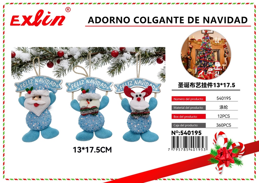 [540195] ADORNO COLGANTE DE NAVIDAD