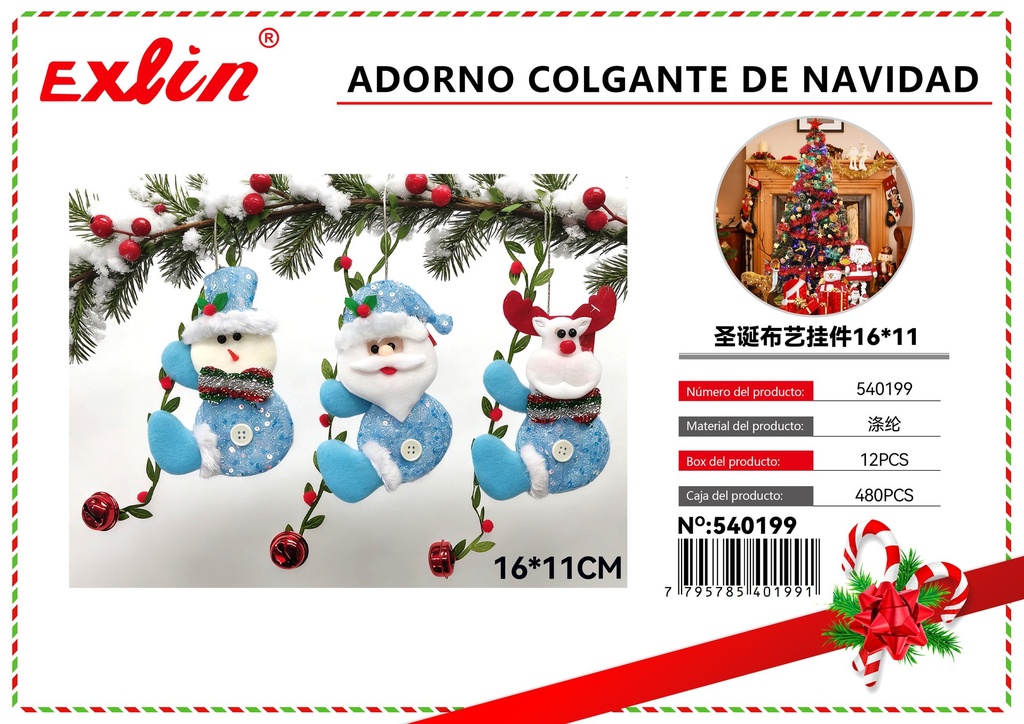[540199] ADORNO COLGANTE DE NAVIDAD