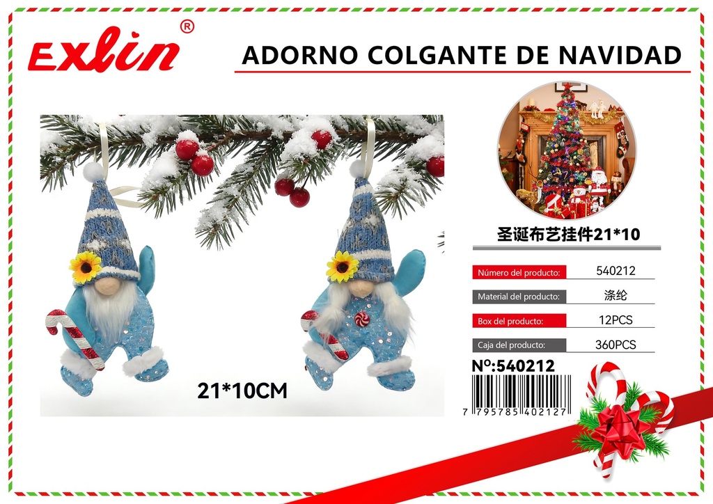 [540212] ADORNO COLGANTE DE NAVIDAD
