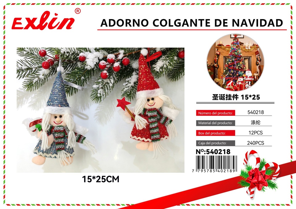 [540218] ADORNO COLGANTE DE NAVIDAD