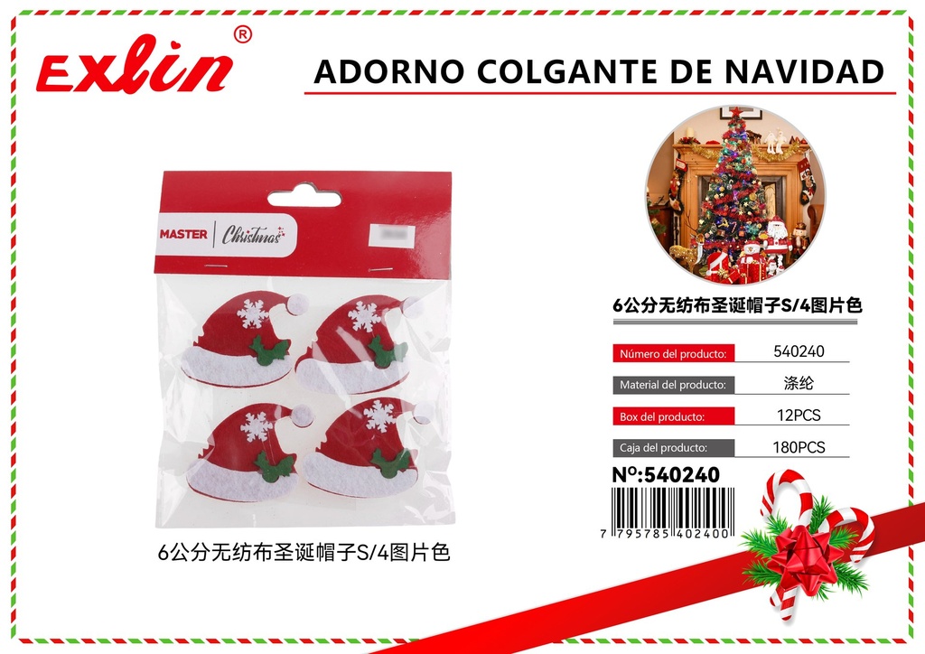 ADORNO COLGANTE DE NAVIDAD