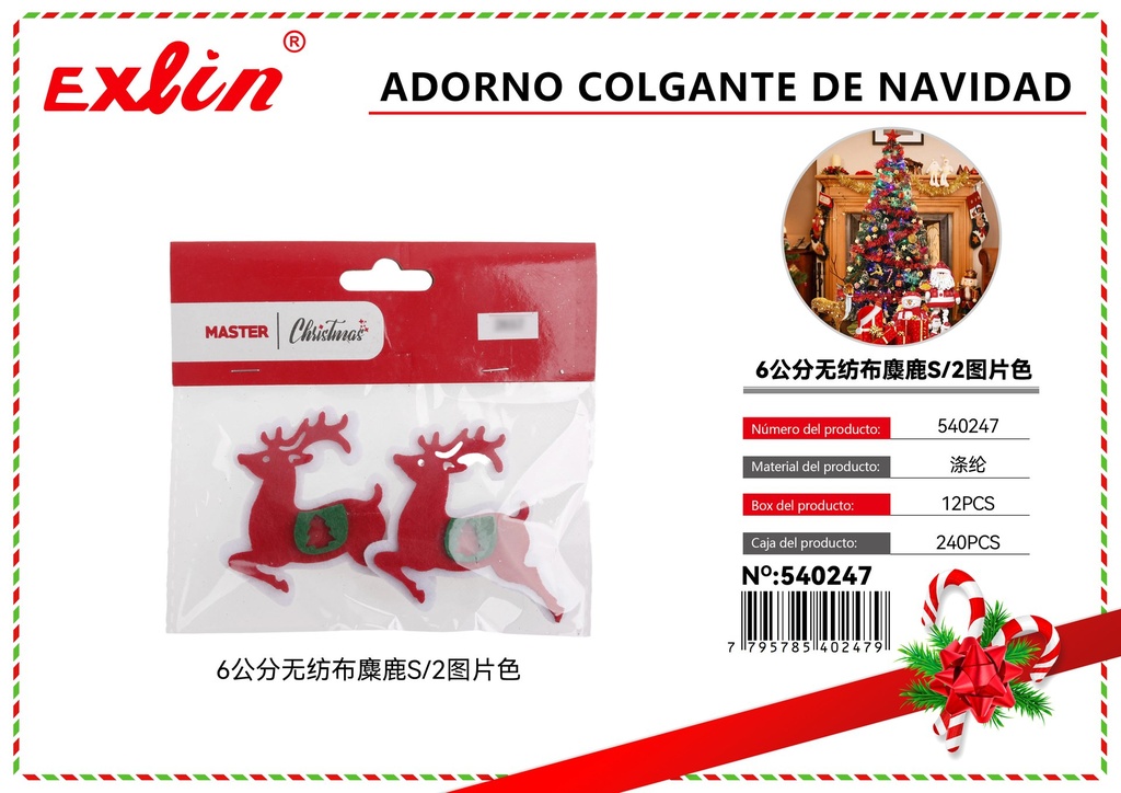 ADORNO COLGANTE DE NAVIDAD